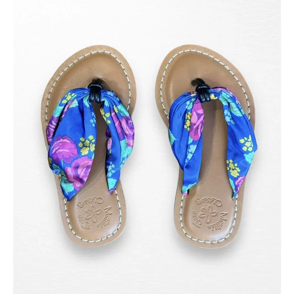 NWT Matilda Jane Floral Sandals, Toddler Size 8